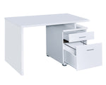 Gurutze White Wood Office Desk