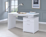 Gurutze White Wood Office Desk