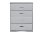 Orion Gray Wood 4-Drawer Chest