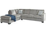 Altari 2-Pc Alloy Chenille LAF Sectional (Oversized)