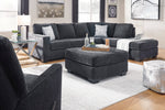 Altari 2-Pc Slate Chenille RAF Sectional (Oversized)