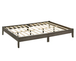 Skyler Grey Wood Platform Bed