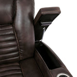 Abrielle Dark Brown Power Recliner Sofa