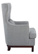 Adriano Light Gray Fabric Accent Chair