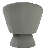 Allora Contemporary Grey Velvet Accent Chair