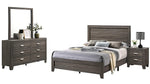 Anastasia 4-Pc Light Brown Cal King Bed Set