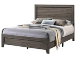 Anastasia 4-Pc Light Brown Wood Queen Bed Set