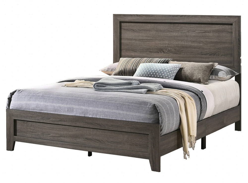 Anastasia Light Brown Wood Twin Bed