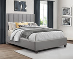 Anson Gray Faux Leather Cal King Platform Bed