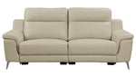 Antonio Beige Top Grain Leather 2-Seat Power Recliner Sofa