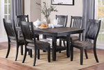 Artemis 2 Dark Coffee Fabric/Wood Side Chairs