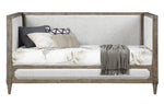 Artesia Tan Linen/Salvaged Natural Wood Twin Daybed