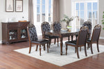 Astraea Brown Wood Dining Table