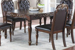 Astraea Brown Wood Dining Table