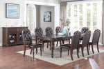 Astraea Brown Wood Extendable Dining Table