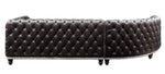 Atesis 2-Pc Dark Gray Velvet LAF Sectional Sofa