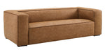 Aurora Brown Leather Blend Sofa (Oversized)