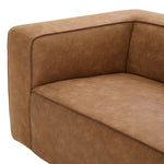 Aurora Brown Leather Blend Sofa (Oversized)