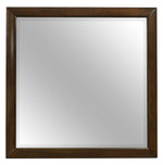 Aziel Walnut Wood Frame Dresser Mirror