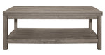 Bainbridge 3-Pc Weathered Gray Wood Table Set