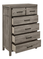 Bainbridge Weathered Gray Wood 6-Drawer Chest