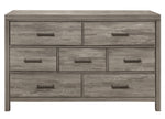 Bainbridge Weathered Gray Wood 7-Drawer Dresser