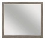 Bainbridge Weathered Gray Wood Dresser Mirror