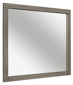 Bainbridge Weathered Gray Wood Dresser Mirror