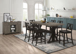 Bairn 2 Black Sand Through Wood Counter Height Chairs