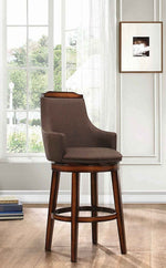 Bayshore 2 Chocolate Swivel Pub Height Chairs