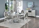 Belinda Vibrant Silver Wood Dining Table