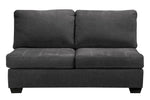 Ambee 3-Pc Slate Fabric RAF Sectional (Oversized)