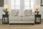 Asanti Fog Fabric Loveseat