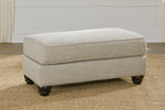 Asanti Fog Fabric Ottoman