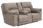 Cavalcade Slate Double Manual Recliner Loveseat