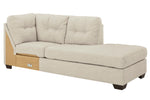 Falkirk 2-Pc Parchment RAF Sectional (Oversized)