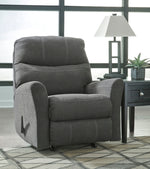 Maier Charcoal Fabric Manual Rocker Recliner