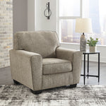 McCluer Mocha Fabric Chair