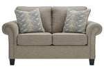 Shewsbury Pewter Chenille Loveseat