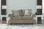 Shewsbury Pewter Chenille Loveseat