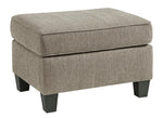 Shewsbury Pewter Chenille Ottoman