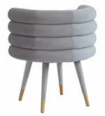 Betty Modern Grey Velvet Arm Chair