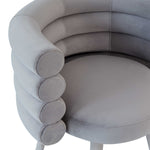 Betty Modern Grey Velvet Arm Chair