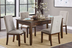 Binghampton Dark Cherry Wood Rectangular Dining Table