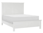 Blaire White Wood Cal King Bed