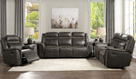 Boise Brown Polished Microfiber Manual Recliner