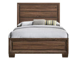 Brandon Medium Warm Brown Wood Full Panel Bed