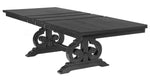 Brava 7-Pc Dark Grey Wood Dining Table Set