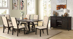 Brenda Espresso Brown Wood Dining Table