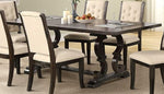 Brenda Espresso Brown Wood Dining Table